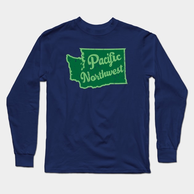 Pacific Northwest Long Sleeve T-Shirt by happysquatch